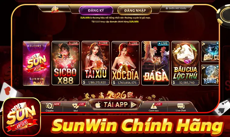 Sunwin chính hãng mang đến nền tảng giải trí trực tuyến với hệ thống bảo mật cao, giao diện thân thiện và trải nghiệm mượt mà cho mọi người chơi.